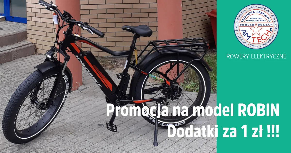 Promocja na rowery elektryczne ROBIN