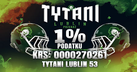 1 Procent dla Tytanów Lublin